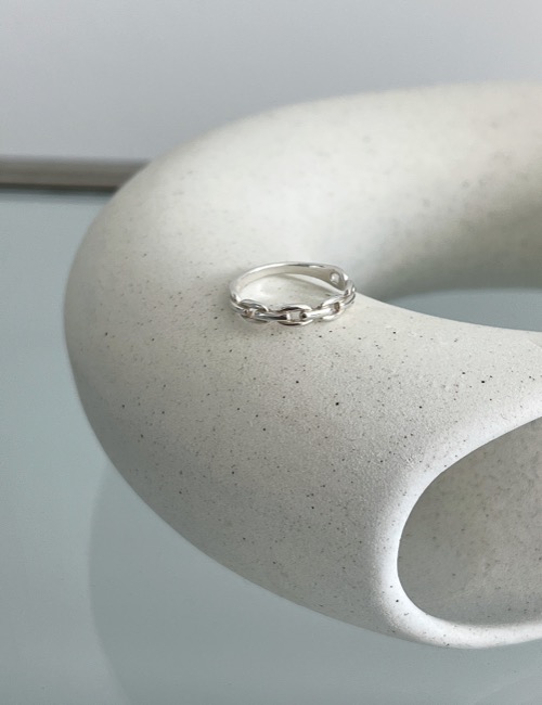 [silver 925] classy chain ring